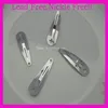 100PCS 4 0cm silver finish plain Round Head Metal Snap Clip with cross hole at lead and nickle quality254K