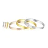 Män och kvinnors armband armband Bangle Silver Rose Gold Armband Mens Luxury Designer Jewelry Titanium Par Simple Fashion Scr199V