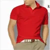 Camisetas de manga corta transpirables para hombre Polos de cocodrilo de caballo pequeño grande Camisas talla S-6XL Etiqueta de bordado de varios colores Hommes Cl2369