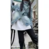 Damenjacken Deeptown Vintage verkürzte Jeansjacke Frauen Streetwear Y2k 90er Jahre koreanische Mode unregelmäßige ästhetische Denim Mantel Harajuku weiblich 231013