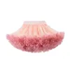 Skirts Baby Girls Tutu Skirt Fluffy Children Ballet Kids Pettiskirt Baby Girl Skirts Infant Ball Gown Princess Tulle Party Dance Skirts 231013