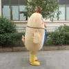 2018 de alta qualidade super fofo amarelo grande frango gordo grandes olhos redondos mascote fantasia vestido de festa de natal 2796