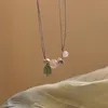 Kettingen Chinoiserie natuursteen handgemaakte ketting trendy groothandel voor vrouwen cadeau eenvoudige sieraden