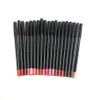 Lápis labiais 20pcs Lip Liner Lápis Private Label Cosméticos Nude Marrom Lip Liners À Prova D 'Água Cremoso Lipliner Atacado Bulk Para Negócios 231013