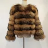 Frauen Pelz Faux Pelz Echt Pelzmantel Echt Waschbär Frauen Jacke Mädchen frauen Winter Mantel Weibliche 231013