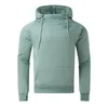 Hoodies masculinos gola alta com capuz para homem moletom outono inverno oversize solto com capuz casal casaco roupas de treino correndo