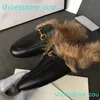 Slippers 2023 Designer shoes classics slipper Genuine 100% wool loafers Muller slippes1 with buckle Fashion women sandals Ladies Casual Fur Flats Size 35-42