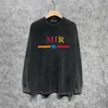 Oversize Sweaters Men Women Sweatshirt A 23 Miri Designer Sweater Long Sleeve Tshirt Round Neck Hoodie Retro Sweat Shirt Hip Hop Clothing