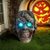 Halloween Horror Trickster Props, Funny Toys, Luminous Ghost Resin Sculpture Decorations, Glowing Skull Decoration, Home Decorations