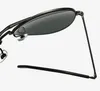 Lunettes de soleil aviateur pliables de styliste, marque classique rétro pour femmes, lunettes de luxe, rayons, monture en métal, lentilles en verre, lunettes de soleil 3548 avec boîte en tissu 3479