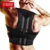 Shapers de corps pour hommes CXZD Hommes Brace Ceinture de soutien réglable Posture de la colonne vertébrale Correcteur Correction du dos Bande de bosse Lombaire devrait 2472