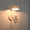 Lampes murales lampe de lecture Vintage LED interrupteur Penteadeira Camarim noir salle de bain luminaires rustique décor à la maison mignon