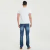 Jeans masculinos grande venda primavera verão fino 2023 moda calças masculinas roupas marca