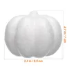 Decorative Flowers 20 Pcs Crafts Foam Pumpkin Child Home Ornaments Artificial White Pumpkins DIY Emulation