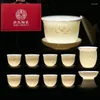 Teegeschirr Sets Reise Chinesischen Tee-Set Zubehör Tassen Infuser Gaiwan Luxus Traditionellen Juego De Te Teekanne Keramik AB50TS