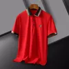 Summer Designer koszulki Polo Mens Luksusowe kołnierz Kolor Classic Litera Druku