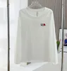 Kadınlar bluz gömlekleri kadın fanila yüksek boyunlu uzun kollu sweatshirt Lady tees ince stil ile tomurcuk boynu yoga gömlek 24031828