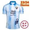 23 24 Malaga Mens Soccer Jerseys 2024 120TH Commemorative Edition BUSTINZA M. JUANDE RAMON FEBAS ALEX GALLAR FRAN SOL MUNOZ Home Away 3rd GK Football Shirts