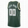 0 Damian Lillard Basketball Jersey Giannis 34 Brook Lopez Khris Middleton Bobby Portis Jr Marjon Beauchamp Pat Connaughton Green Livingston White Mens Kids