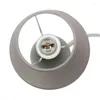 Lámparas de mesa Mini huevo Lámpara de cerámica ovalada Gris Lampara de Tulipanes Linternas de papel Extremo de árbol nórdico para Bedroo