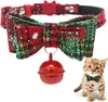 Hundebekleidung Verstellbares Halsband Weihnachten – Fliege | Haustier- und Soft-Ac