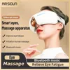 Olho massageador inteligente dobrável olho massageador bluetooth compressa protetor de olho recarregável massageador de pressão de ar protetor de olho 231013