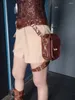 Sacs de taille Steam Punk rétro sac en PU sacs de hanche pour femmes bandoulière croix multi-fonction jambe extérieure téléphone pochette Fanny Pack ceinture