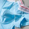 Calzoncillos Boxers de alta calidad para hombre, ropa interior, Boxershorts de algodón Natural, bañadores sexys con bolsa convexa en U, bragas para hombre de cintura baja