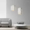 Pendant Lamps Modern Minimalist White High-Density Polystyrene Single Dining Lamp LED E27 Lighting Living Room Indoor Decor Fixture