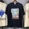 Homens camisetas Rhude T-shirt Homens Mulheres 1/1 Alta Qualidade Rhude Tee Vintage Tops Oversize Manga Curta T221202243B