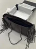 Evening Bags Designer Retro Fringe Leather Handbag Women's Shoulder Bag Fashion Multi-functional Large Capacity Underarm