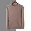 Men's Sweaters RONGYI 2023 Autumn/Winter Mink Cashmere Sweater Clothing Thickened O Neck Pullover Diamond Knitted Jumper Top