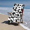 Towel Cow Patter Beach Towels Pool Large Sand Free Microfiber Quick Dry Lightweight Bath Swim