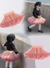 Skirts Baby Girls Tutu Skirt Fluffy Children Ballet Kids Pettiskirt Baby Girl Skirts Infant Ball Gown Princess Tulle Party Dance Skirts 231013