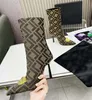 High-heeled Women's Fashion boots Luxury Designer Fashion buckle short boots Sexy Stiletto Party Shoes High quality women's pointy designer shoelaces box 10cm heel