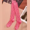 Chaussettes de marque pour femmes, chaussettes habillées Hip Hop pour filles, hauteur des genoux, styliste, bas imprimé de lettres complètes, Streetwear