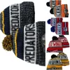 Predators Hockey Ball Beanies 2023 Sport Knit Hat Cuffed Cap Hot Team Knits Hats Mix And Match All Caps Beanie A0