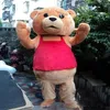 2018 fábrica Ted Costume Teddy Bear Mascot Costume 20193320