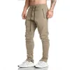 Nieuw ontwerp heren sportkleding broek casual elastische heren fitness workout broek skinny joggingbroek broek joggerbroek voor males203u
