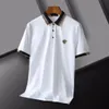 Designer Polo Shirts Men lyx Polos Casual Mens T Shirt Snake Bee Letter Print broderi mode high street man tee