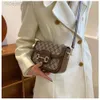 Bolsa de designer cucci bolsa de sela xiao zhan mesma bolsa para mulheres 2023 novo g + versátil couro de um ombro bolsa de braço cruzado para mulheres carteira