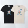 メンズTシャツ高級2022新しい印刷ラインストーンカジュアル高品質の男性スリムティーデザイナーTシャツラウンドカラーショートスレル345S