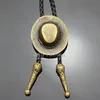 Chapeau de Cowboy Stetson en cuir noir, rodéo Western Bolo Bola, cravate, ligne de danse, bijoux, nouveau collier 165k, 2021
