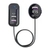 Bluetooth 5.3 FM 송신기 자동차 키트 핸드 프리 뒷줄 듀얼 USB 자동차 충전기 3.1a 지원 U 디스크 MP3 변조기 음악 플레이어 CS6 CS8 C49
