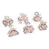 1 PC Butterfly Crystal Hair Clips Pins For Women Girls Vintage Headwear Rhinestone Hairpins Barrette Jewelry Accessories290y