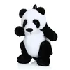 배낭 kawaii panda backpacks 박제 동물 가방 여자 소년 플러시 학교 주머니 유치원 플러시 배낭 장난감 귀여운 아이들 아기 선물 231013