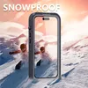 3-in-1 IP68 magnetische, wasserdichte, klare Handyhülle für iPhone 14 Pro Max, Outdoor-Sport, Seil, vollständig schützende, transparente Panzerschale, unterstützt kabelloses Laden