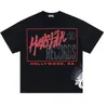 Sommer Herren Damen Hellstar T-Shirt Rapper Wash Grey Heavy Craft Unisex Kurzarm Top High Street Fashion Retro Herren T-Shirt US GRÖßE S-XL