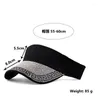 Berets Spring And Summer Women Diamond Embedding Inlaid Hollow Hat Fashion Net Red Sunshade Topless Sun Visor Cap Tide