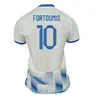 Maillots de football Grèce 2023 24 Coupe d'Europe BAKASETAS MASOURAS PAVLIDIS Maillots de football Grèce équipe nationale FORTOUNIS GIAKOUMAKIS MAVROPANOS TSIMIKAS Jersey